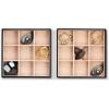 imageJewelry Organizer Tray  Set of 2  Stackable Empty 2 Inch Deep Jewelry Storage Trays wo dividers  Display on Dresser or Drawer  Compatible with Other Glenor Trays  BlackSquare  9 Slot x 2