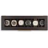 imageLarge 12 Slot Wooden Watch Box For Men  Modern Luxury Case with Gold Buckle ampamp Legs  Glass Display Storage  Mens Organizer  Black Leather Pillow Holder  Brown Walnut Wood6 Slot