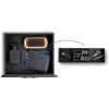 imageValet Jewelry Watch Box for Men  Carbon Fiber Texture Organizer with Glass Top Drawer ampamp Tray  Holder for Watches Cufflinks Sunglasses Tie Clips ampamp Accessories  Small Case  BlackBlack