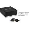 imageValet Jewelry Watch Box for Men  Carbon Fiber Texture Organizer with Glass Top Drawer ampamp Tray  Holder for Watches Cufflinks Sunglasses Tie Clips ampamp Accessories  Small Case  BlackBlack
