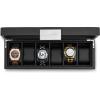 imageWatch Box Organizer for Men  12 Slot Luxurious ampamp Masculine Carbon Fiber Textured Case  Large Watch Holder  Glass Top Watch Display Case  Metal Accents  Watch Cases for Men  BlackBlack