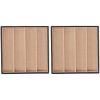 Square - 4 Rectangle Slot x 2