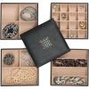 Square - 4 Trays + Lid Set - 27 Slots