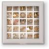 imageEarring Organizer  Classic 50 Section Jewelry BoxCaseHolder for Earrings Rings Necklaces Jewelry Cufflinks or Collections 2 Layer Small Compartments with Large Glass Top  SandGrey Glass Top