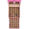 imageGlenor Co Earring Organizer  Classic 50 Section Jewelry BoxCaseHolder for Earrings Rings Necklaces Jewelry Cufflinks or Collections 2 Layer Small Compartments with Large Mirror  PinkPink