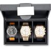 image:imageGlenor Co 6 Watch Box for Men  Mens Watch Case w Glass Lid  Luxury Mens Watch Box  Watch Holder for Men w Metal Accents amp Sturdy Hinges  Modern amp Masculine Watch Display Case BrownBlack