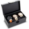 image:imageGlenor Co 6 Watch Box for Men  Mens Watch Case w Glass Lid  Luxury Mens Watch Box  Watch Holder for Men w Metal Accents amp Sturdy Hinges  Modern amp Masculine Watch Display Case BrownBlack