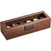 image:imageGlenor Co 6 Watch Box for Men  Mens Watch Case w Glass Lid  Luxury Mens Watch Box  Watch Holder for Men w Metal Accents amp Sturdy Hinges  Modern amp Masculine Watch Display Case BrownBrown